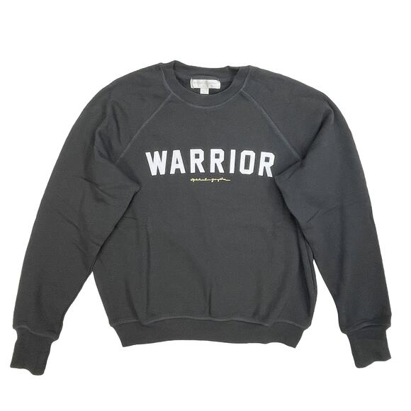 Spiritual Gangster Warrior Bridget Sweatshirt Sz S New $98 Black Cotton Fleece - Picture 3 of 11